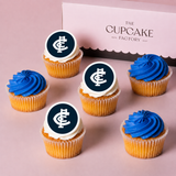 Carlton Blues AFL Finals Cupcakes