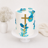 Baptism/Christening Cake Blue