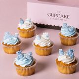 Baby Shower Blue Cupcakes