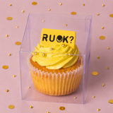 Individual Boxed R U OK? Day Cupcake