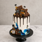 Whisky Drip Cake