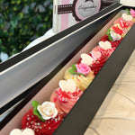 Valentines Day Long Rose Box - Black